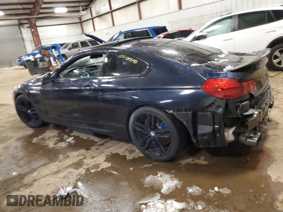 2013 BMW 6 Series 650i with VIN WBAYM9C56DDW20172, listed as a Copart auction lot 44618485 with Not Provided miles and Clean Title. Bid and sale history available at carsss.com. Image 2.