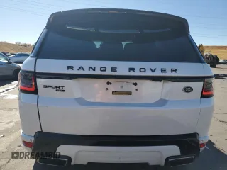 2021 Land Rover Range Rover Sport HST with VIN SALWS2RU4MA754873, listed as a Copart auction lot 78244234 with 57,053 mi miles and Salvage Title. Bid and sale history available at carsss.com. Image 6.