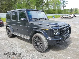 2021 Mercedes-Benz G 550 with VIN W1NYC6BJ8MX415172, listed as a Copart auction lot 50582624 with 14,458 mi miles and Salvage Title. Bid and sale history available at DreamBid. Image 4.