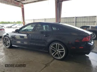 2015 Audi A7 3.0 Prestige with VIN WAU2GAFCXFN011804, listed as a Copart auction lot 67521504 with 129,734 mi miles and Salvage Title. Bid and sale history available at carsss.com. Image 2.
