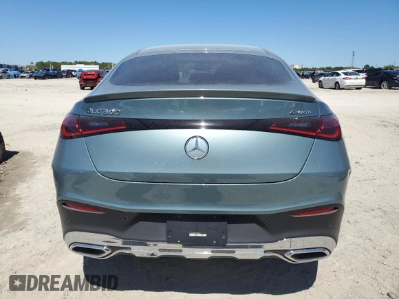 2025 Mercedes-Benz GLC with VIN W1NKJ4HB1SF340964, listed as a Copart auction lot 49317855 with 0 mi miles and Salvage Title. Bid and sale history available at carsss.com. Image 6.