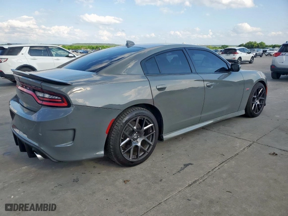 2019 Dodge Charger Scat Pack with VIN 2C3CDXGJ3KH706729, listed as a Copart auction lot 54546255 with 34,484 mi miles and Salvage Title. Bid and sale history available at carsss.com. Image 3.