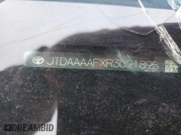 2024 Toyota Crown XLE with VIN JTDAAAAFXR3021895, listed as a Copart auction lot 84371934 with 0 mi miles and Salvage Title. Bid and sale history available at carsss.com. Image 14.