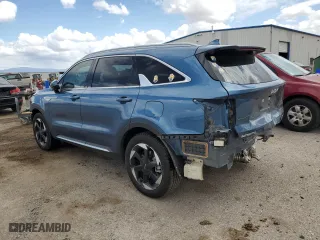 2025 Kia Sorento Hybrid SX Prestige with VIN KNDRKDJG1S5305887, listed as a Copart auction lot 51926125 with 9,910 mi miles and Salvage Title. Bid and sale history available at carsss.com. Image 2.