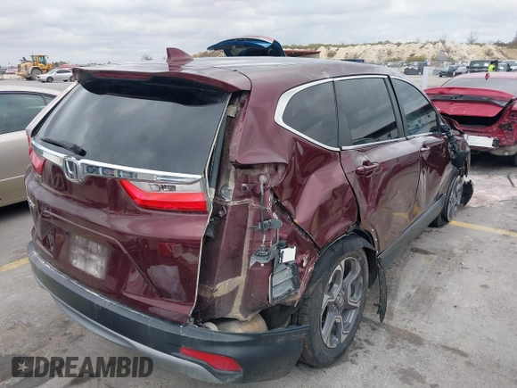 2019 Honda CR-V EX-L with VIN 7FARW1H83KE017311, listed as a IAAI auction lot 41513670 with 87,196 mi miles. Bid and sale history available at carsss.com. Image 4.
