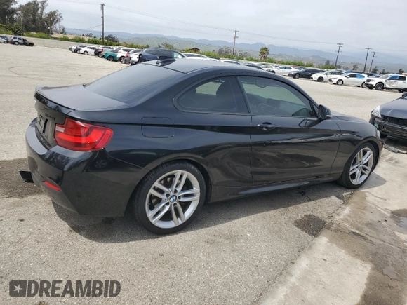 2016 BMW 2 Series 228i z VIN WBA1F9C58GV742509, wystawiony jako Copart lot #53211755 z przebiegiem 91 200 mil mil oraz Szkoda całkowita • Salvage title. Historia ofert i sprzedaży dostępna na DreamBid. Obrazek 3.