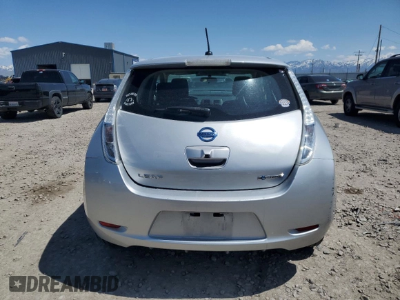 2015 Nissan LEAF SV with VIN 1N4AZ0CP5FC317336, listed as a Copart auction lot 54061095 with 94,344 mi miles and Clean Title. Bid and sale history available at carsss.com. Image 6.