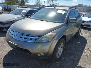 2003 Nissan Murano SL with VIN JN8AZ08T73W116536, listed as a IAAI auction lot 41872499 with 108,896 mi miles. Bid and sale history available at carsss.com. Image 2.