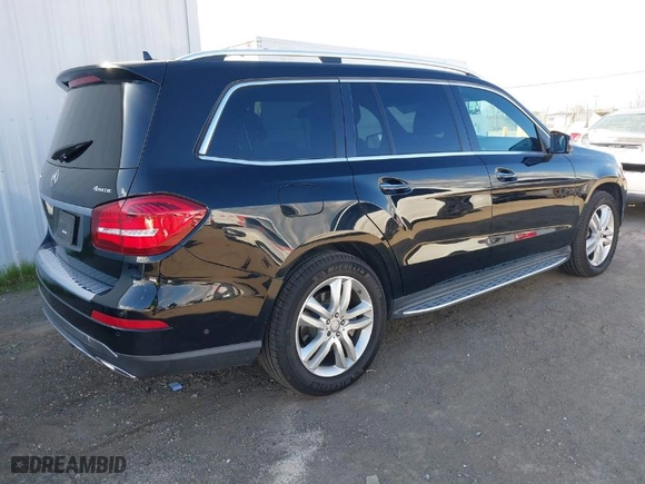 2017 Mercedes-Benz GLS with VIN 4JGDF6EE8HA855778, listed as a IAAI auction lot 41744342 with 89,012 mi miles. Bid and sale history available at carsss.com. Image 4.