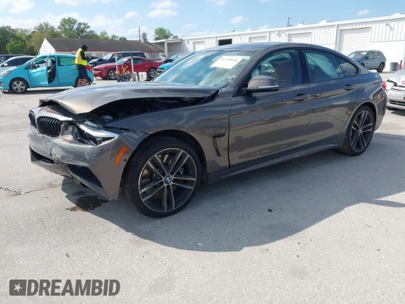 2018 BMW 4 Series 440i with VIN WBA4J5C54JBF07315, listed as a IAAI auction lot 41738540 with 74,577 mi miles and . Bid and sale history available at DreamBid. Image 17.