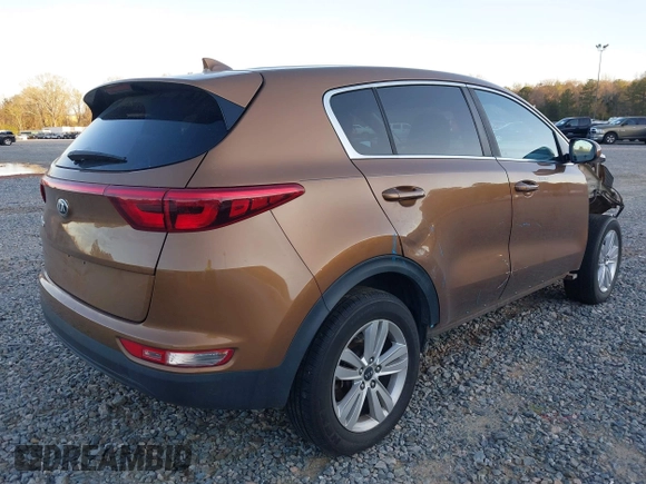 2019 Kia Sportage LX with VIN KNDPM3AC8K7598121, listed as a IAAI auction lot 41805939 with 119,050 mi miles and . Bid and sale history available at carsss.com. Image 4.