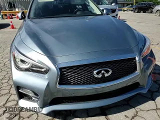 2015 Infiniti Q50 Premium with VIN JN1BV7AR8FM401557, listed as a Copart auction lot 54860485 with 71,214 mi miles and Salvage title. Bid and sale history available at DreamBid. Image 13.