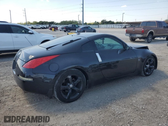 2007 Nissan 350Z with VIN JN1BZ34D27M504665, listed as a Copart auction lot 74428404 with 142,778 mi miles and Salvage Title. Bid and sale history available at DreamBid. Image 3.