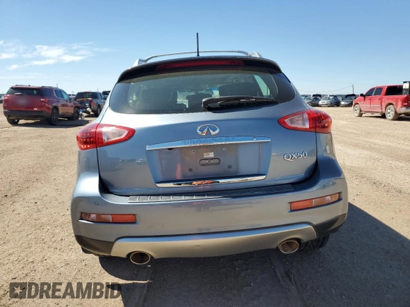 2017 Infiniti QX50 with VIN JN1BJ0RP5HM388615, listed as a Copart auction lot 67969164 with 49,611 mi miles and Salvage Title. Bid and sale history available at carsss.com. Image 6.