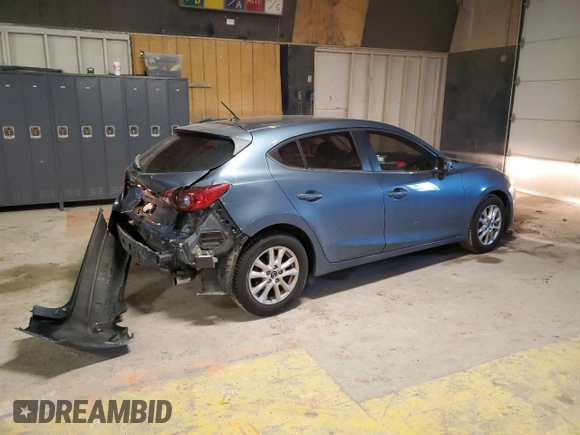 2016 Mazda 3 i Touring with VIN 3MZBM1L79GM266472, listed as a Copart auction lot 45714585 with 57,754 mi miles and Salvage Title. Bid and sale history available at DreamBid. Image 3.