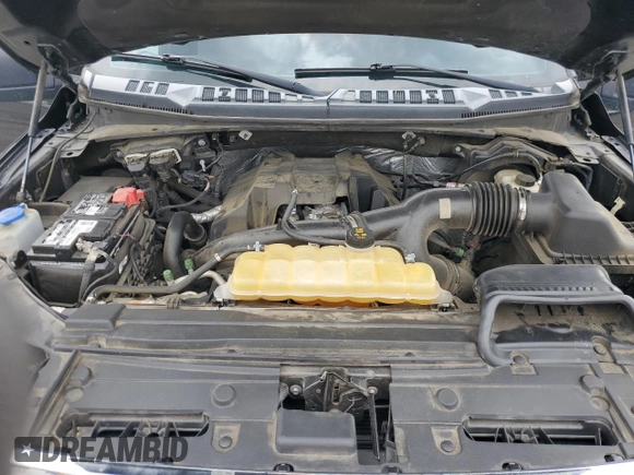 2017 Ford F-150 XL with VIN 1FTEX1EP8HFA43975, listed as a Copart auction lot 58847945 with 136,569 mi miles and Salvage title. Bid and sale history available at DreamBid. Image 11.