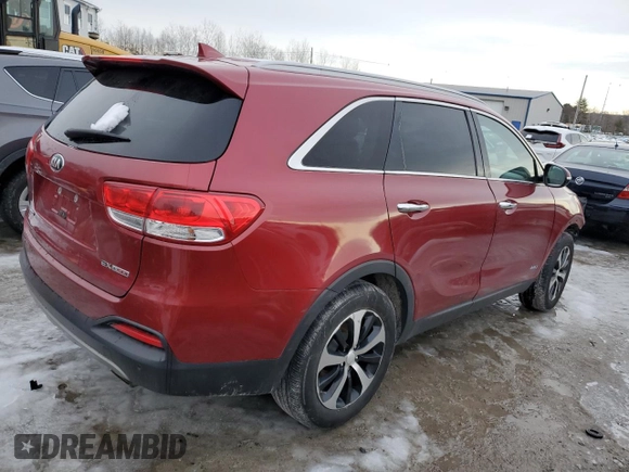 2016 Kia Sorento EX with VIN 5XYPHDA11GG187369, listed as a Copart auction lot 43632295 with 160,669 mi miles and Salvage Title. Bid and sale history available at carsss.com. Image 3.