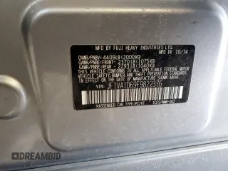 2015 Subaru WRX Premium with VIN JF1VA1D69F9822376, listed as a Copart auction lot 73398492 with 196,876 mi miles. Bid and sale history available at carsss.com. Image 13.