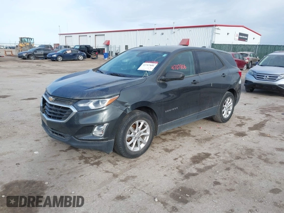 2019 Chevrolet Equinox LS with VIN 3GNAXHEV2KS564335, listed as a IAAI auction lot 41707806 with 131,694 mi miles and . Bid and sale history available at carsss.com. Image 18.