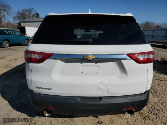 2018 Chevrolet Traverse LS with VIN 1GNERFKW2JJ282581, listed as a Copart auction lot 48068805 with 151,787 mi miles and Salvage Title. Bid and sale history available at carsss.com. Image 6.