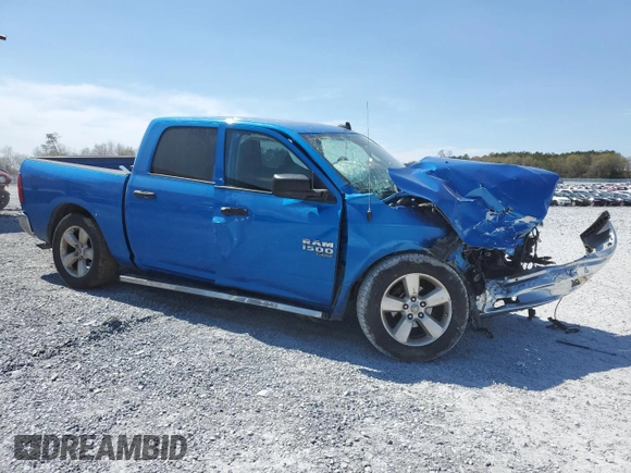 2022 Ram 1500 Tradesman z VIN 3C6RR6KGXNG210724, wystawiony jako Copart lot #50261745 z przebiegiem Nie podano mil oraz Szkoda całkowita • Salvage title. Historia ofert i sprzedaży dostępna na DreamBid. Obrazek 4.