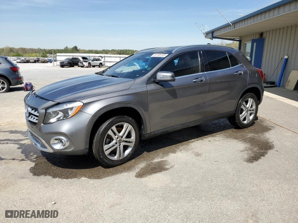 2018 Mercedes-Benz GLA with VIN WDCTG4EBXJJ410840, listed as a Copart auction lot 50708705 with 105,805 mi miles and Salvage Title. Bid and sale history available at carsss.com. Image 1.
