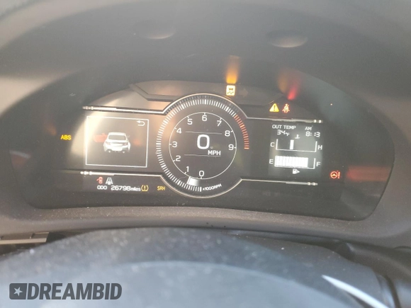 2022 Subaru BRZ Limited with VIN JF1ZDBE19N9701721, listed as a Copart auction lot 87068074 with 26,798 mi miles and Salvage title. Bid and sale history available at DreamBid. Image 9.