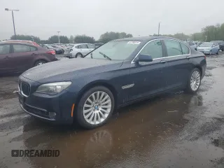2012 BMW 7 Series 750i xDrive with VIN WBAKC6C53CC395754, listed as a Copart auction lot 55798515 with 79,444 mi miles and Clean Title. Bid and sale history available at DreamBid. Image 1.