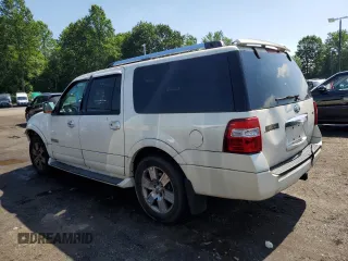 2007 Ford Expedition Max Limited with VIN 1FMFK205X7LA15069, listed as a Copart auction lot 61234255 with 184,803 mi miles and Salvage title. Bid and sale history available at DreamBid. Image 2.