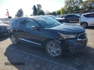 2021 Acura RDX w/Advance Package with VIN 5J8TC1H74ML015280, listed as a Copart auction lot 45579064 with 27,480 mi miles. Bid and sale history available at carsss.com. Image 4.