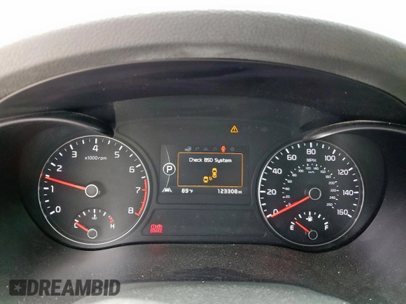 2017 Kia Optima SX Limited with VIN 5XXGV4L28HG142238, listed as a Copart auction lot 57960665 with 123,308 mi miles and Salvage title. Bid and sale history available at DreamBid. Image 9.