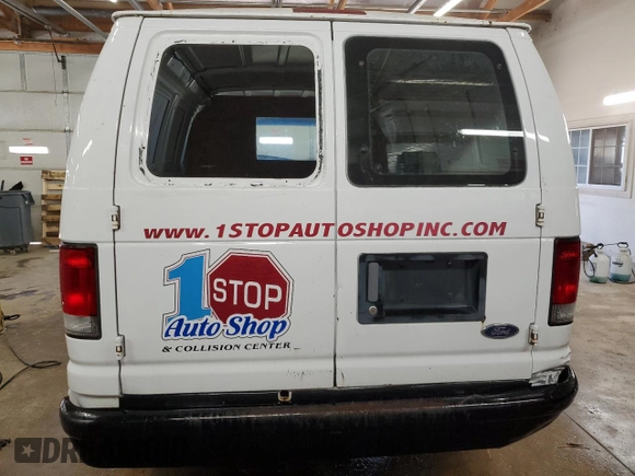 1998 Ford Econoline Cargo with VIN 1FTRE1422WHB42788, listed as a Copart auction lot 44132265 with 164,029 mi miles and Salvage Title. Bid and sale history available at carsss.com. Image 6.