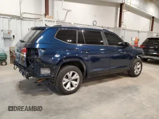 2018 Volkswagen Atlas SE with VIN 1V2LR2CA3JC578157, listed as a Copart auction lot 55812345 with 107,577 mi miles and Clean title. Bid and sale history available at DreamBid. Image 3.