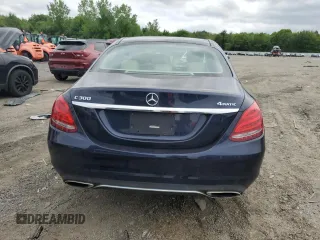 2017 Mercedes-Benz C 300 with VIN WDDWF4KB0HR252813, listed as a Copart auction lot 57310045 with 78,710 mi miles and Non repairable. Bid and sale history available at DreamBid. Image 6.