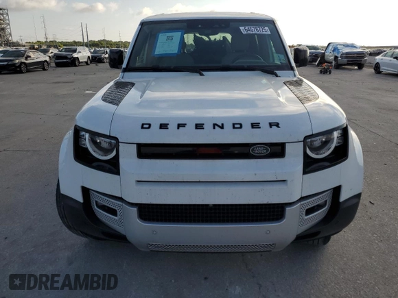 2023 Land Rover Defender S with VIN SALEJ7EXXP2124527, listed as a Copart auction lot 64578725 with 33,816 mi miles and Salvage title. Bid and sale history available at DreamBid. Image 5.