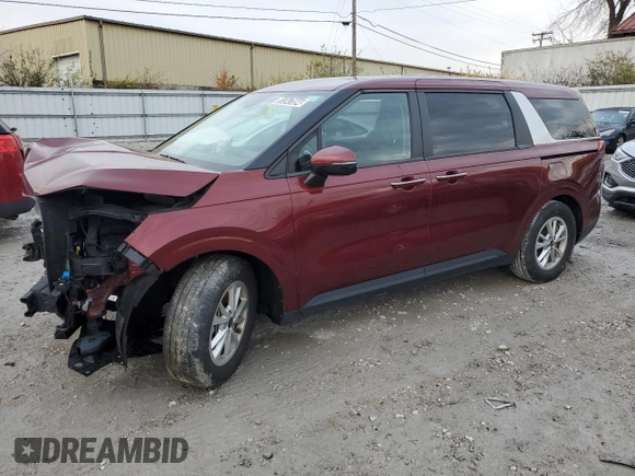 2023 Kia Carnival LX with VIN KNDNB4H3XP6287960, listed as a Copart auction lot 81347894 with 0 mi miles and Clean Title. Bid and sale history available at carsss.com. Image 1.
