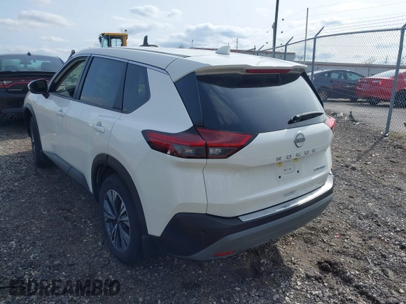 2023 Nissan Rogue SV with VIN JN8BT3BB8PW469378, listed as a IAAI auction lot 41935889 with 55,668 mi miles and . Bid and sale history available at DreamBid. Image 3.
