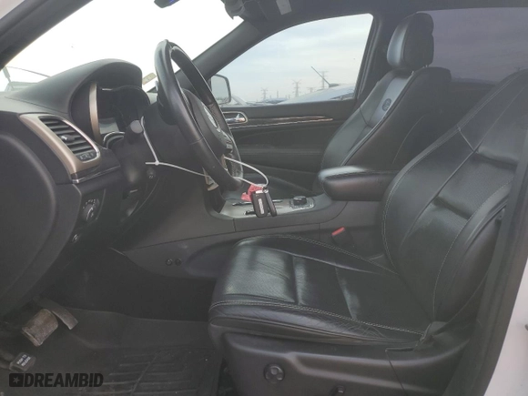 2014 Jeep Grand Cherokee Overland with VIN 1C4RJFCT0EC417458, listed as a Copart auction lot 48435715 with 82,855 mi miles and Salvage Title. Bid and sale history available at carsss.com. Image 7.