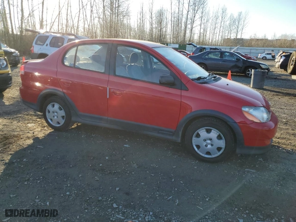 2001 Toyota ECHO with VIN JTDBT123410131771, listed as a Copart auction lot 42635875 with 72,695 mi miles and Salvage Title. Bid and sale history available at carsss.com. Image 4.