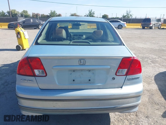 2005 Honda Civic z VIN JHMES96615S015519, wystawiony jako IAAI lot #42349792 z przebiegiem 213 093 mil mil oraz . Historia ofert i sprzedaży dostępna na DreamBid. Obrazek 16.