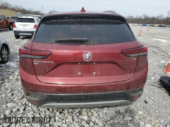 2023 Buick Envision Preferred with VIN LRBFZMR40PD019890, listed as a Copart auction lot 46106485 with Not Provided miles and Salvage Title. Bid and sale history available at carsss.com. Image 6.