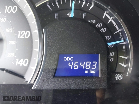 2012 Toyota Camry L with VIN 4T4BF1FK8CR190795, listed as a IAAI auction lot 42007054 with 46,483 mi miles. Bid and sale history available at carsss.com. Image 7.
