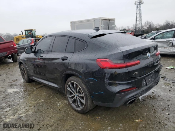 2019 BMW X4 M40i with VIN 5UXUJ5C58KLJ64373, listed as a Copart auction lot 70607142 with 0 mi miles. Bid and sale history available at carsss.com. Image 2.