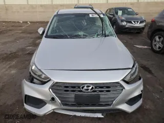 2018 Hyundai Accent SE with VIN 3KPC24A31JE015414, listed as a Copart auction lot 47046045 with 0 mi miles and Salvage Title. Bid and sale history available at carsss.com. Image 5.