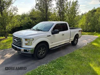 2017 Ford F-150 XL with VIN 1FTFX1EG5HKC27153, listed as a Copart auction lot 62049335 with 160,428 mi miles and Salvage title. Bid and sale history available at DreamBid. Image 2.