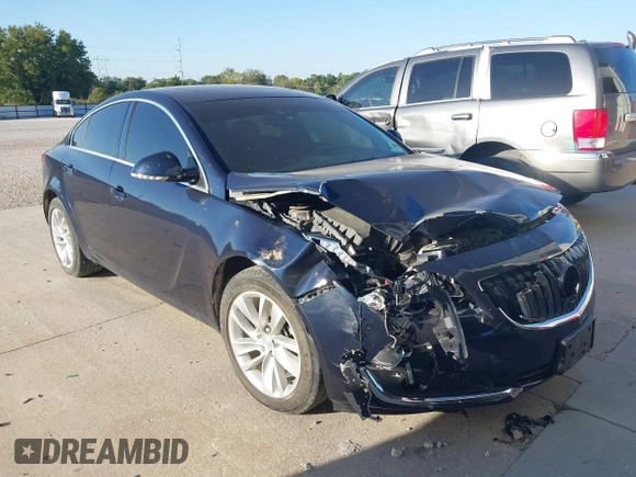 2016 Buick Regal Premium II with VIN 2G4GT5GX7G9148499, listed as a IAAI auction lot 40478560 with 82,804 mi miles. Bid and sale history available at carsss.com. Image 1.