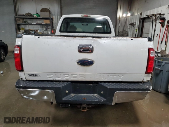 2008 Ford F-250 XL with VIN 1FTSX20568EB45795, listed as a Copart auction lot 82710014 with 149,667 mi miles and Salvage title. Bid and sale history available at DreamBid. Image 6.