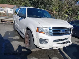 2017 Ford Expedition EL XLT with VIN 1FMJK1JT7HEA54287, listed as a IAAI auction lot 41207175 with 136,942 mi miles. Bid and sale history available at carsss.com. Image 1.