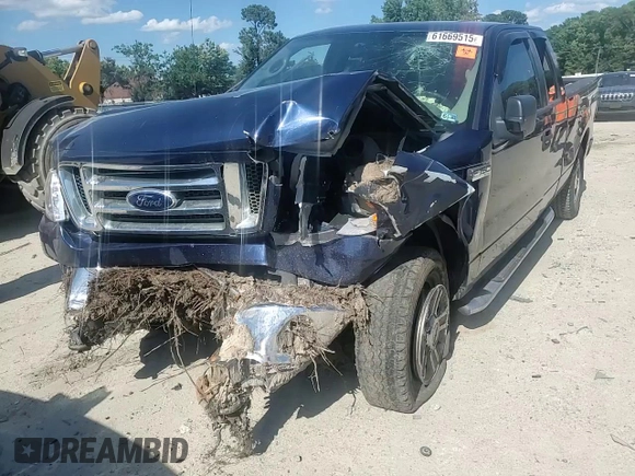 2008 Ford F-150 STX with VIN 1FTRX14W48FB67767, listed as a Copart auction lot 61669515 with Not provided miles and Salvage title. Bid and sale history available at DreamBid. Image 13.