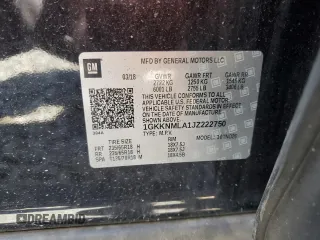 2018 GMC Acadia SLT with VIN 1GKKNMLA1JZ222750, listed as a Copart auction lot 57722355 with Not provided miles and Salvage title. Bid and sale history available at DreamBid. Image 13.